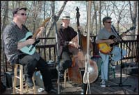 Dave, Steve & Jim on the deck at Tarara 2
